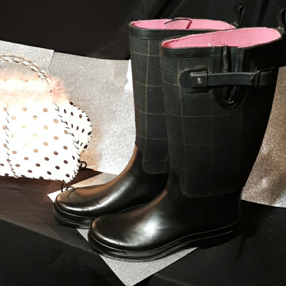 tommy hilfiger tall rain boots